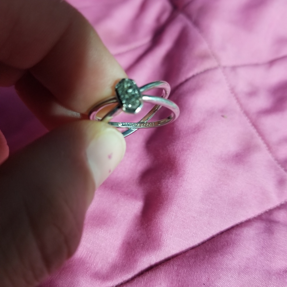 Kendra Scott Silver Ring with Elegant Design